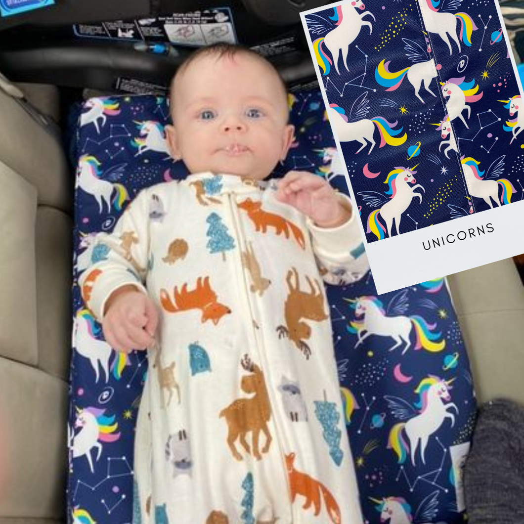 Car Changing Pad: Unicorns 🦄